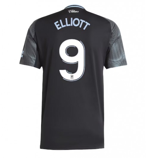 Aston Villa Harvey Elliott #9 Bortedrakt 2025-26 Korte ermer Aston Villa Harvey Elliott #9 Bortedrakt 2025-26 Korte ermer